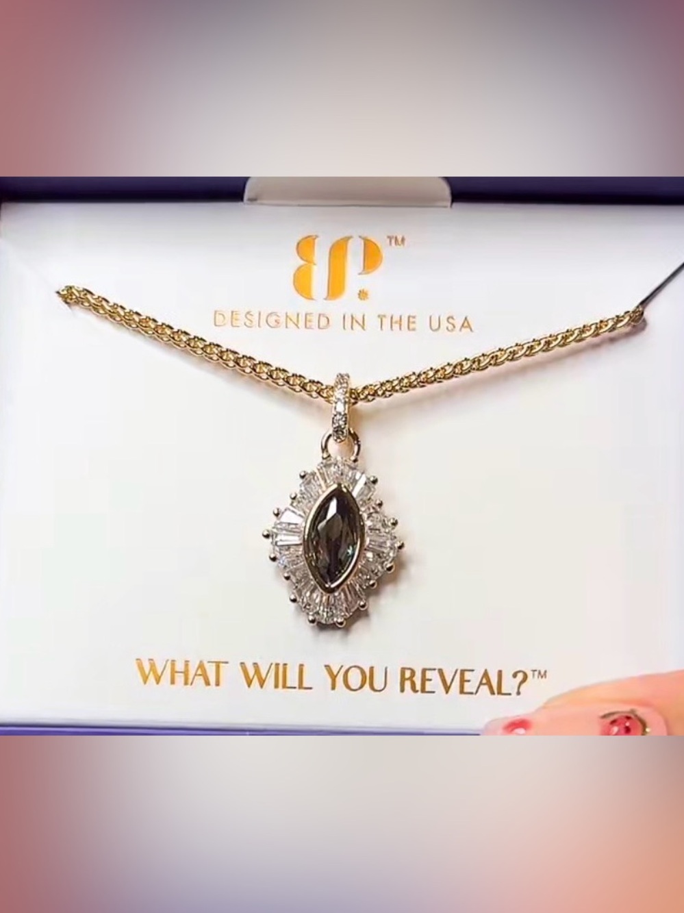 Bomb Party June 2026 Gold and Alexandrite Necklace
